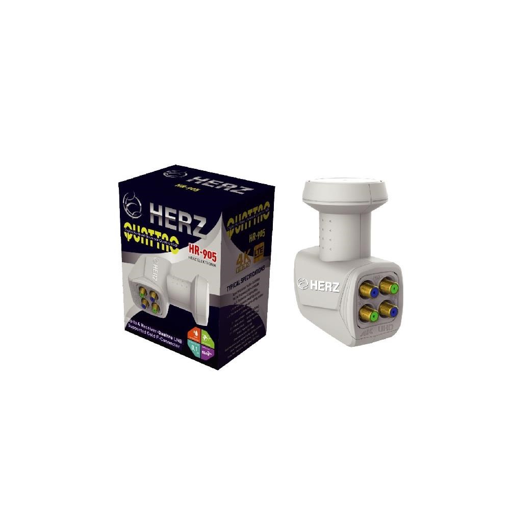 HERZ HR-905 4'LÜ QUADRO LNB