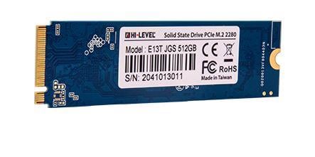 HI-LEVEL HLV-M2PCIeSSD2280/512G M.2 512GB (3300/3100MBs) PCIe + NVMe NVMe SSD Disk