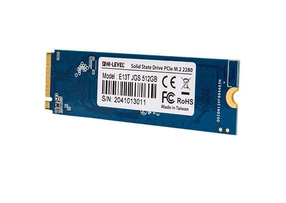HI-LEVEL HLV-M2PCIeSSD2280/512G M.2 512GB (3300/3100MBs) PCIe + NVMe NVMe SSD Disk