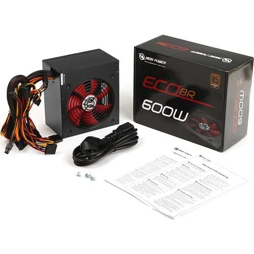 HIGH POWER HPE-600BR-A12S 600W 85+ BR 12cm FANLI POWER SUPPLY ECO