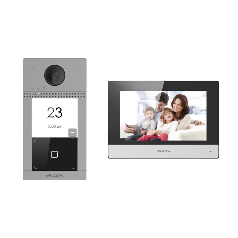 HIKVISION DS-KIS604-P(C) VİLLA TİP IP VIDEO INTERCOM KIT
