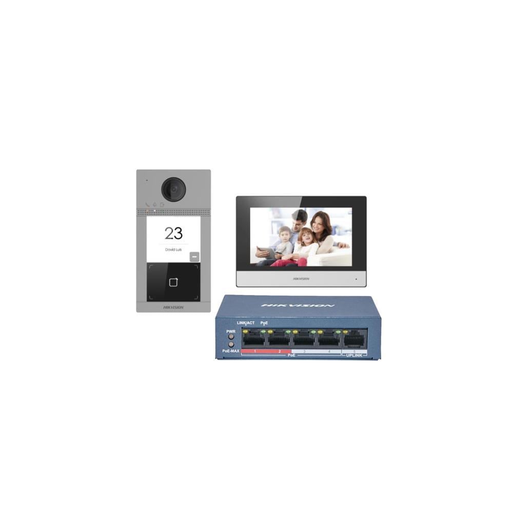 HIKVISION HVN DS-KIS604-S AĞ TİPİ VDO İNTEKOM SETİ