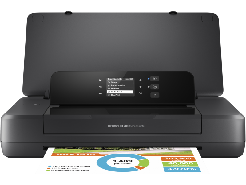 HP A4 Renkli N4K99C Officejet Taşınabilir Bataryalı Yazıcı USB 2.0,Kablosuz