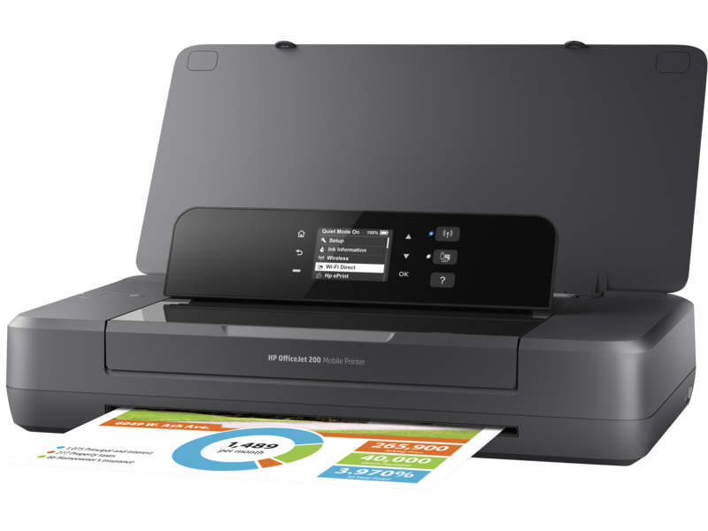 HP A4 Renkli N4K99C Officejet Taşınabilir Bataryalı Yazıcı USB 2.0,Kablosuz