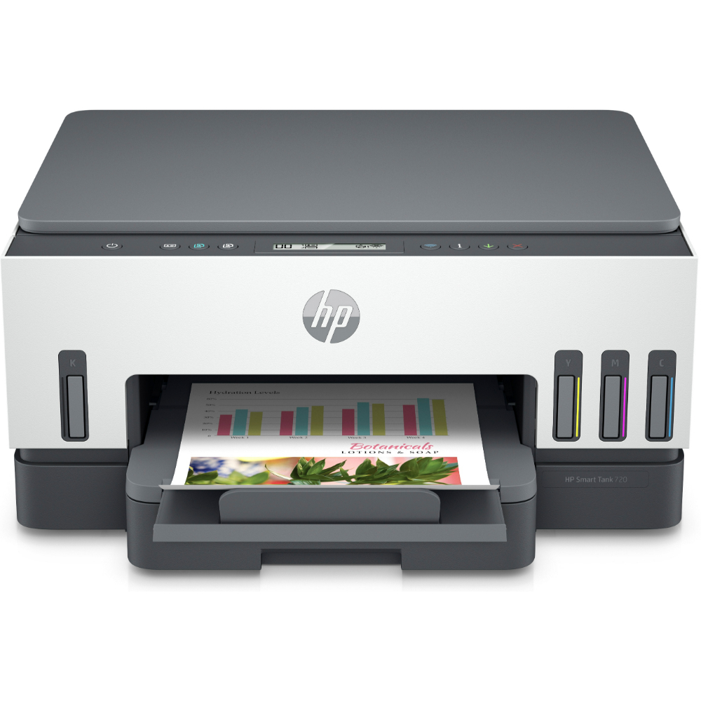 HP A4 SMART TANK 720 6UU46A Renkli Çok Foknsiyonlu Tanklı Yazıcı Usb,Kablosuz