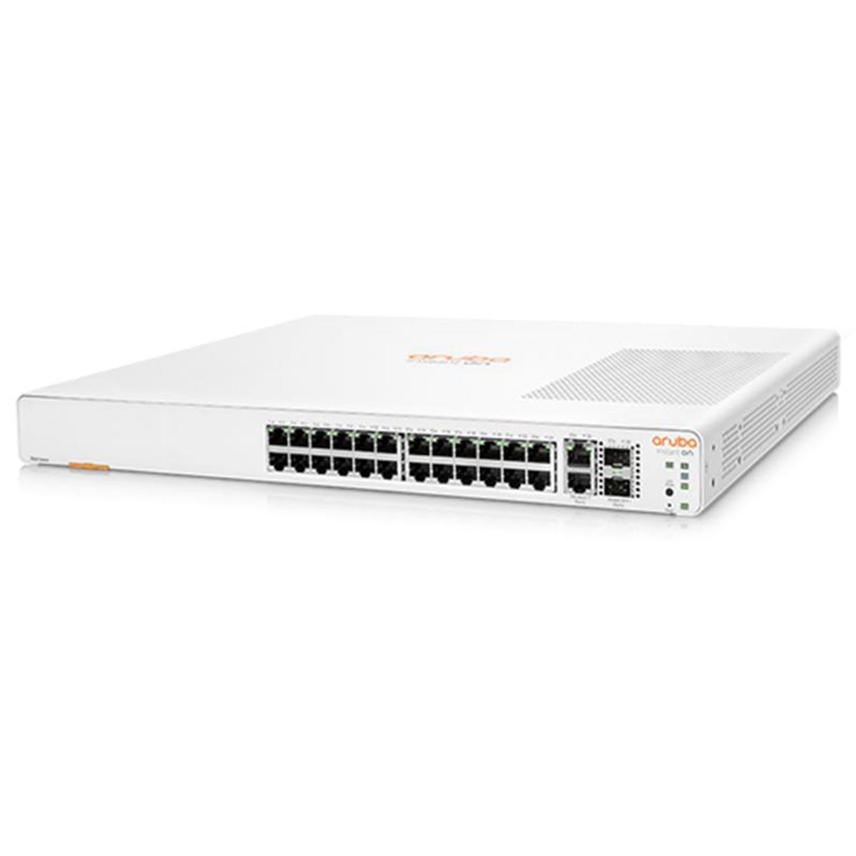 HPE JL807A ION 1960 24 PORT GIGABIT + 2X10GB SFP PORT POE 370W RACKMOUNT SWITCH