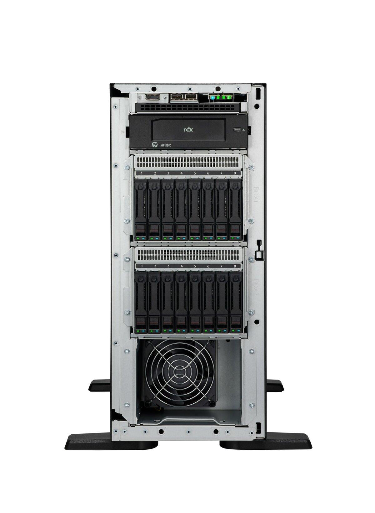 HPE PROLIANT ML110 G11 P81774-425 XEON 3508U-64GB DDR5 RDIMM-2X480GB+4X960GB SSD-2x1000w Tower Sunucu