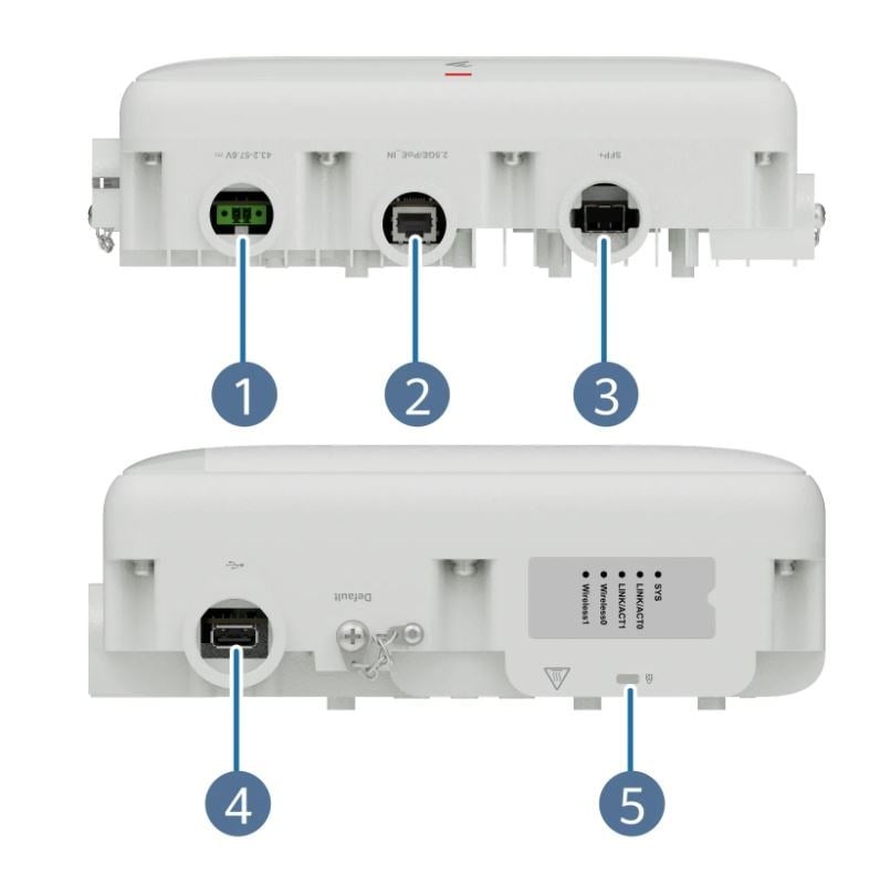 HUAWEI EKIT AP772E 1 SFP (10GB)+1 ETH (2.5GB) WİFİ-7 Outdoor Access Point