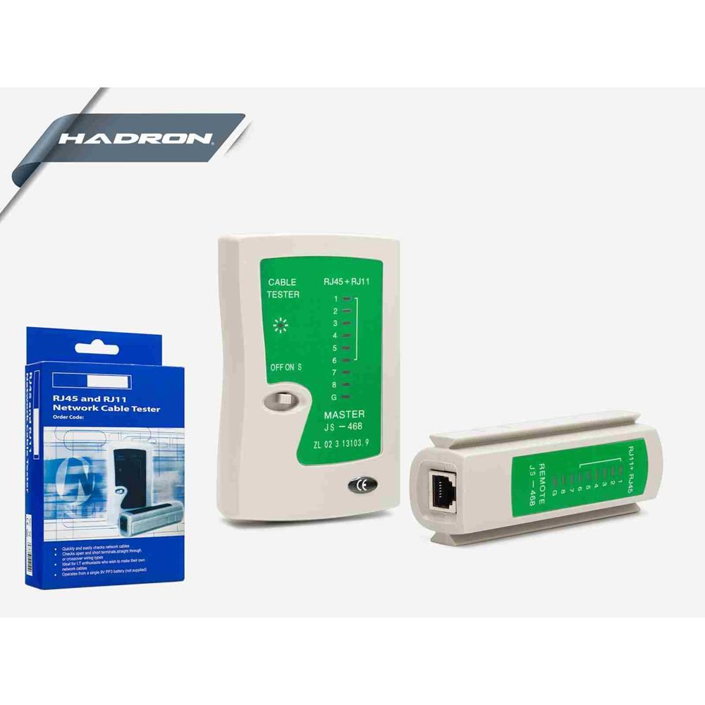 Hadron HDX6501(HD251) RJ45/RJ11/BNC/USB Kablo Tester