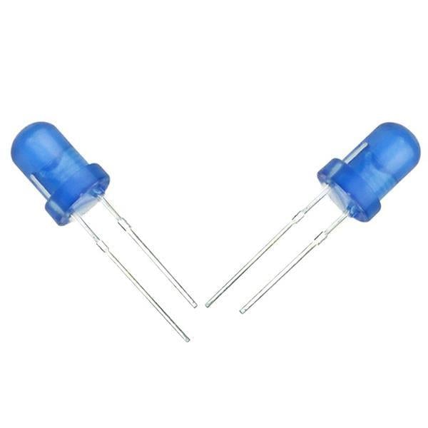Halmet Mantar Led 5mm Mavi