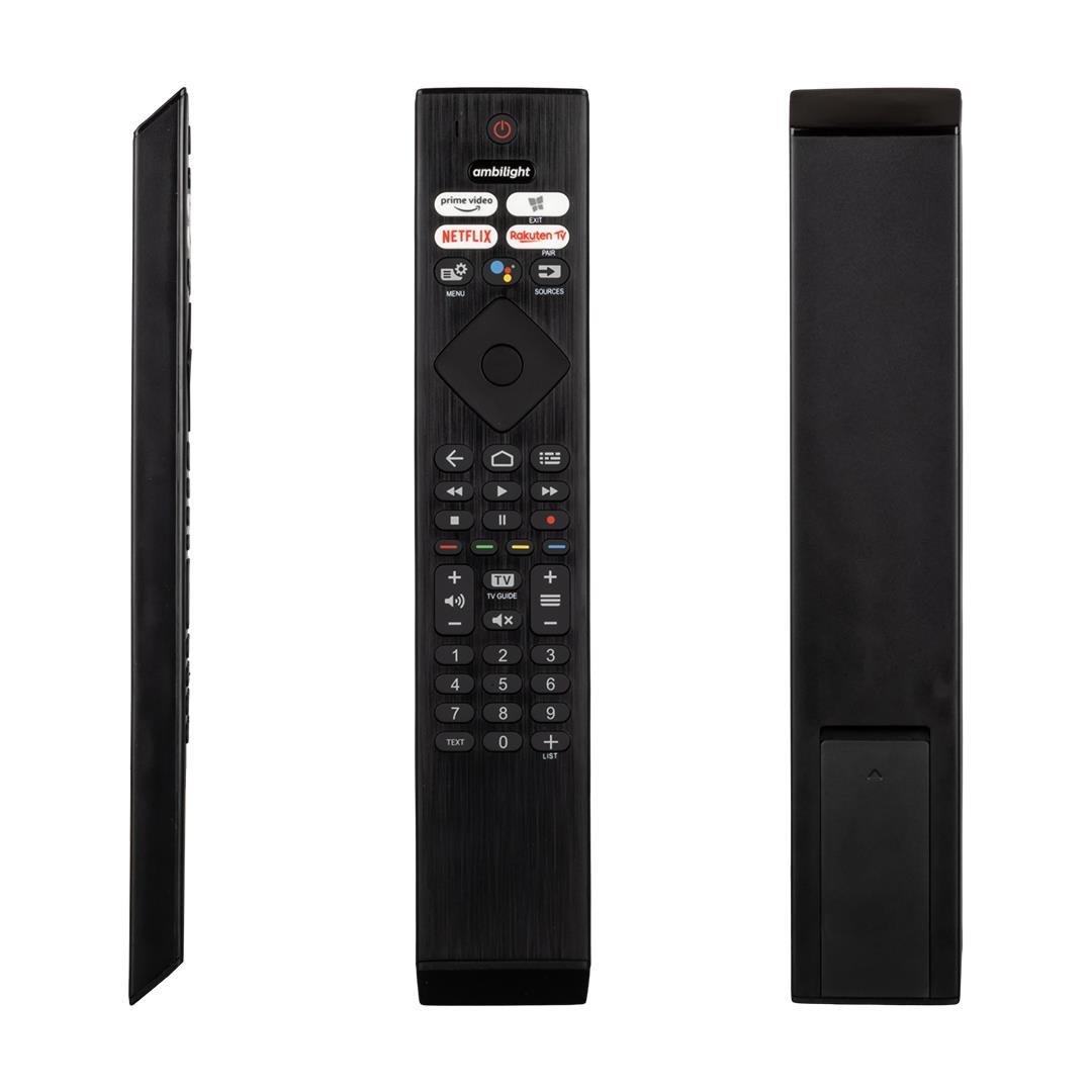Huayu Philips PH-V4 Netflix-Rakuten TV-Prime Video Tuşlu Ses Komutlu LCD LED TV Kumanda