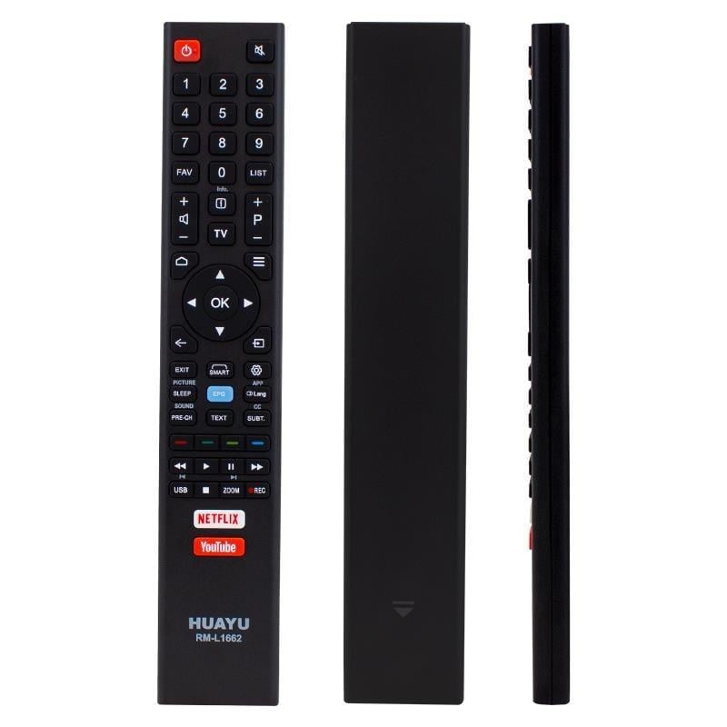 Huayu RM-L1662 Netflix-Youtube Tuşlu Lcd-Led Tv Universal Kumanda