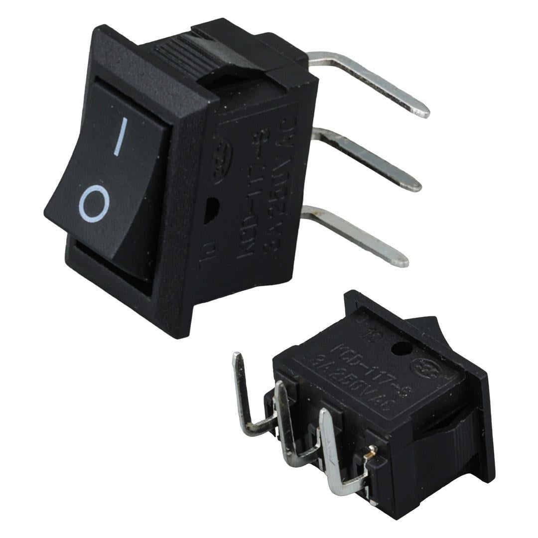 IC-121D Mini Işıksız Pcb 90° Kalıcı Anahtar Switch