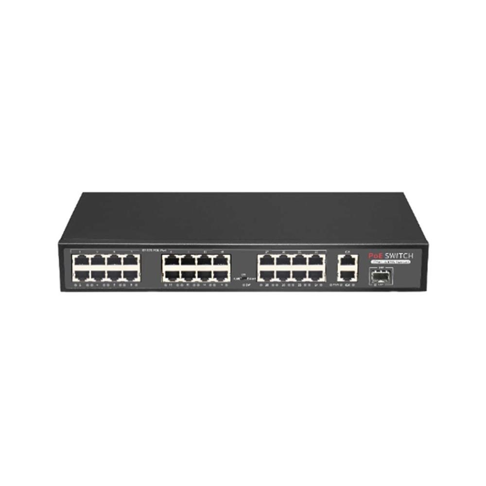 İMZATECH IMZ1024P 24 PORT 10/100 mbps + 2 UPLİNK GİGABİT