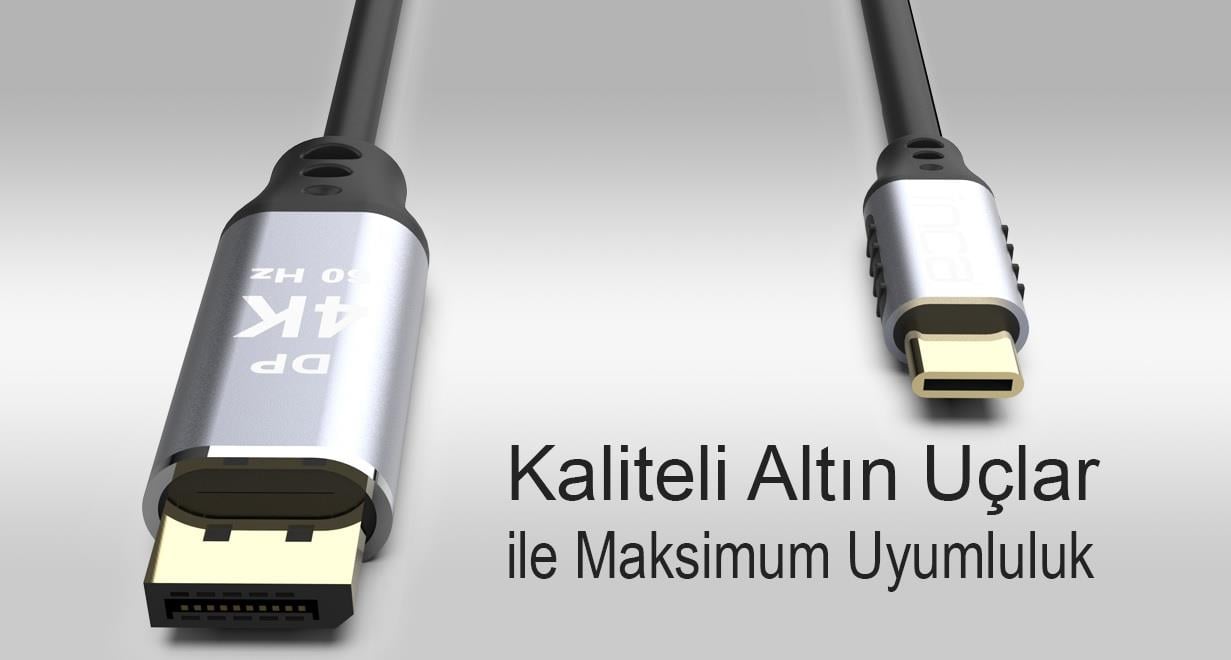 INCA ITCD-02TX 2 Mt TYPE-C TO DİSPLAYPORT Kablo