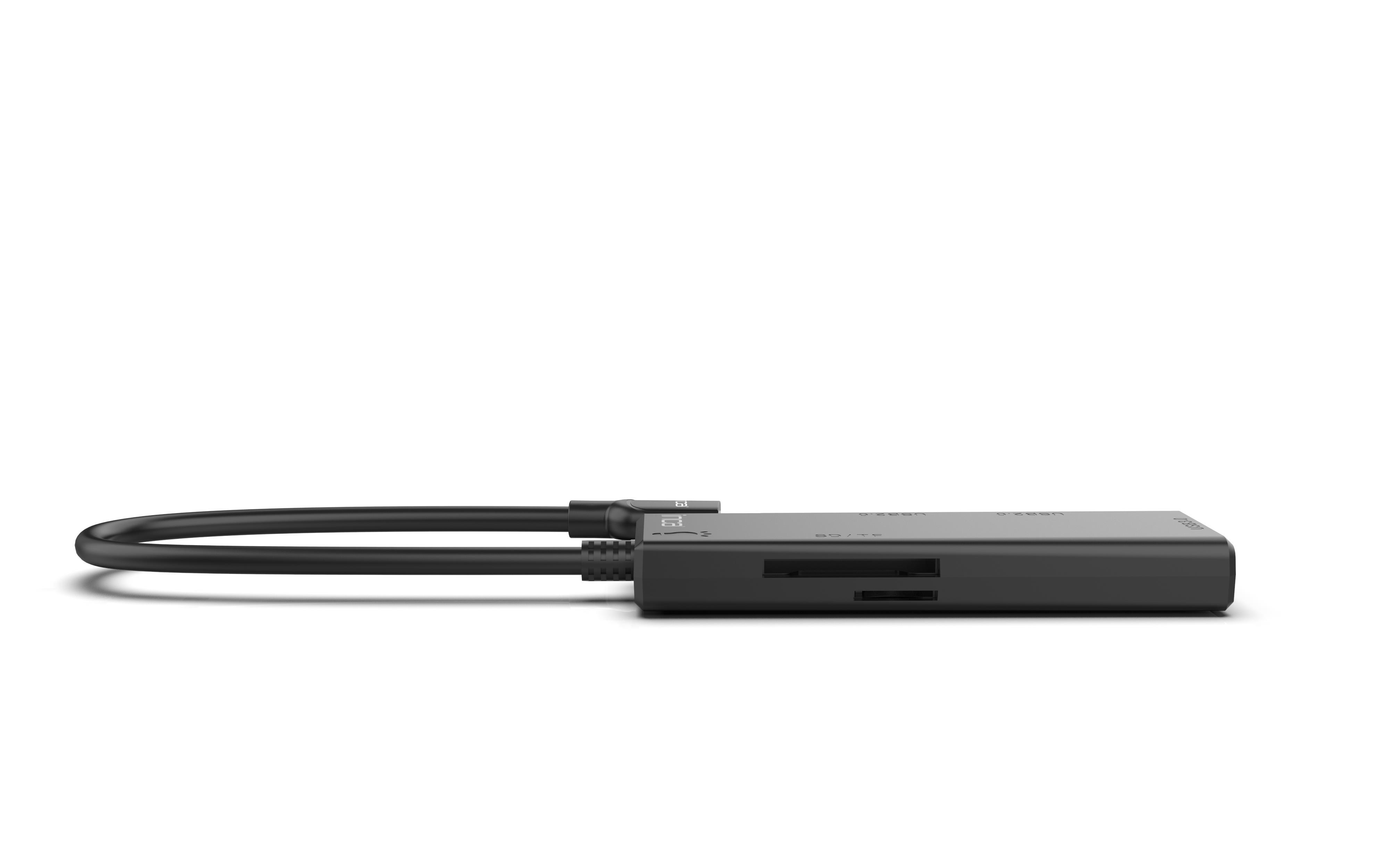 INCA ITPC-5T Type-C Hub X5 USB 3.0+2*USB 2.0 +SD+MicroSD