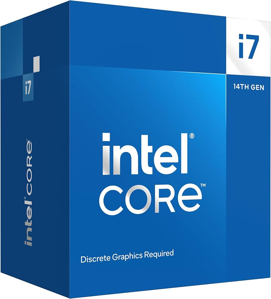 INTEL CORE i7 14700F 33MB 12çekirdekli VGA YOK 1700p 65w Kutulu+Fanlı
