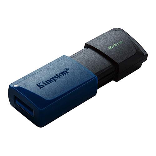 KINGSTON DTXM/64GB DT ExodiaM 64GB USB 3.2 Siyah/Mavi USB Bellek