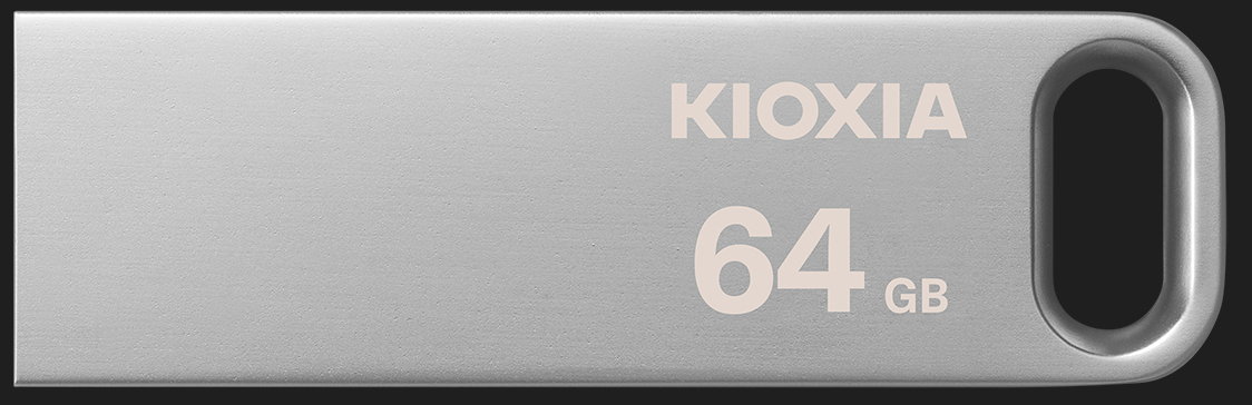 KIOXIA LU366S064GG4 U366 64GB USB 3.2 Metal Kasa USB Bellek
