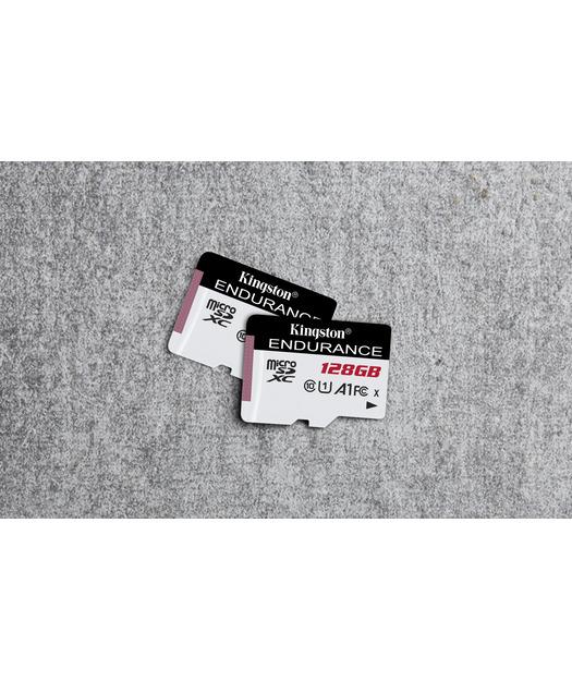 Kingston 128GB microSDHC Endurance 95R/45W C10 A1 UHS-I Card Only