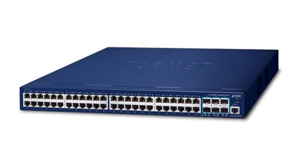 L3 48-Port 10/100/1000T + 6-Port 10G SFP+ Stackable Managed Switch