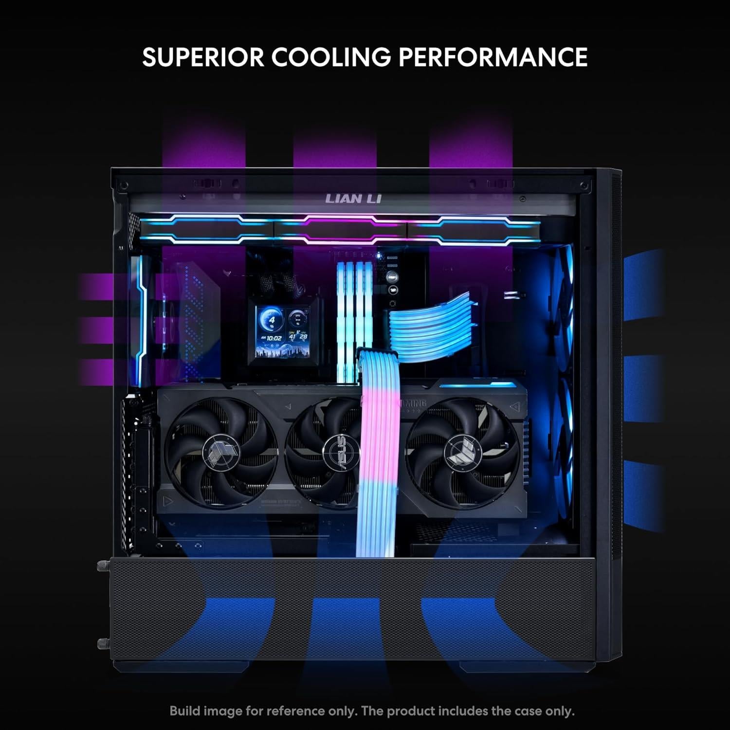 LIAN LI LANCOOL 207 4x FAN MID-TOWER SİYAH ATX KASA G99.LAN207RX.00