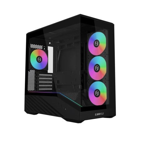 LIAN LI VECTOR V100R MINI 4x ARGB FAN MINI TOWER SİYAH mATX KASA G99.V100RMIX.00