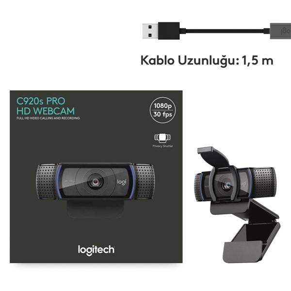 LOGITECH 2MP C920S PRO Webcam 960-001252
