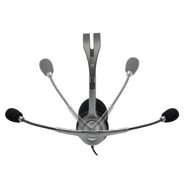 LOGITECH H111 Stereo 3.5mm Jack Gri Mikrofonlu Kulaklık 981-000593