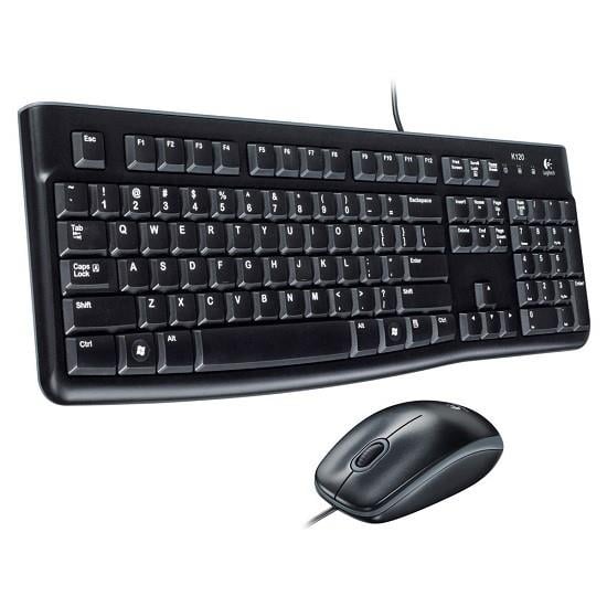 LOGITECH MK120 Kablolu USB Q Trk Siyah Klavye - Mouse Set (920-002560)