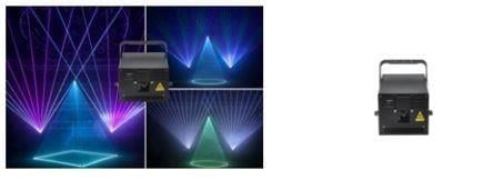 Layu AC-03RGB 3 Watt RGB Lazer 25Kpps Double Safety Design SD Card DMX ILDA Analog