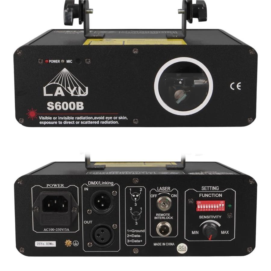 Layu S600B 600-700mW Profesyonel Mavi Beam Efekt Lazeri
