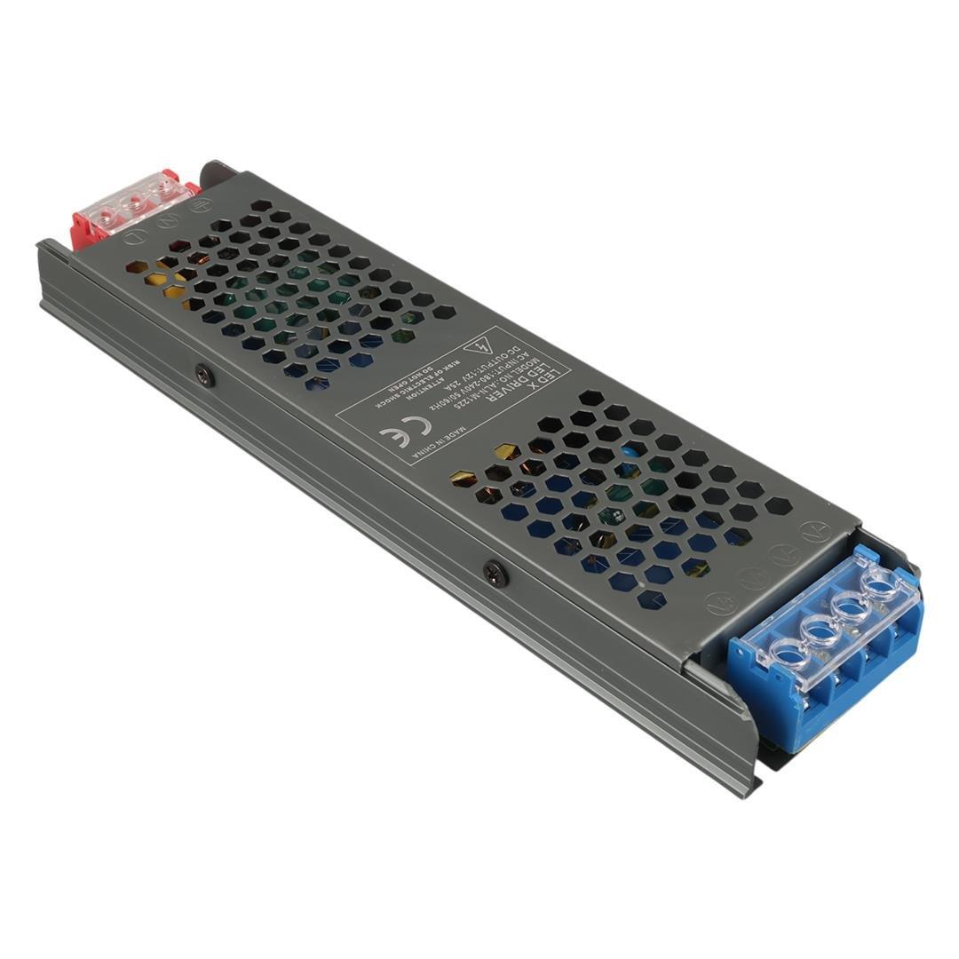 Ledx ALN-M1225 12 Volt 25 Amper 210x25x18mm Ultra Slim Metal Kasa Adaptör