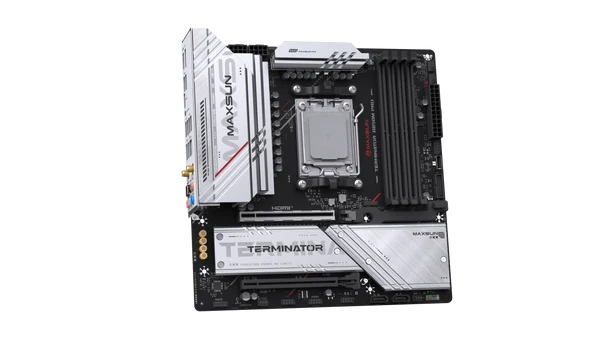 MAXUN TERMINATOR B850M PRO WIFI6E DDR5 HDMI-DP TYPEC PCIE 5.0 AM5 mATX