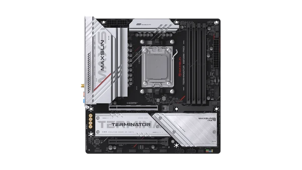 MAXUN TERMINATOR B850M PRO WIFI6E DDR5 HDMI-DP TYPEC PCIE 5.0 AM5 mATX