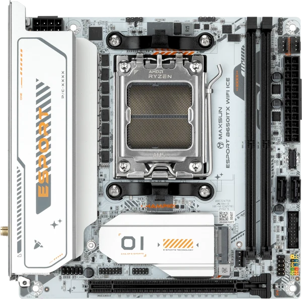 MAXUN eSport B650ITX WIFI ICE DDR5 HDMI-DP PCIE 4.0 AM5 mITX