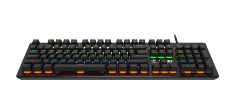 MSI FORGE GK300 RED SWITCH RGB MEKANIK GAMING KLAV