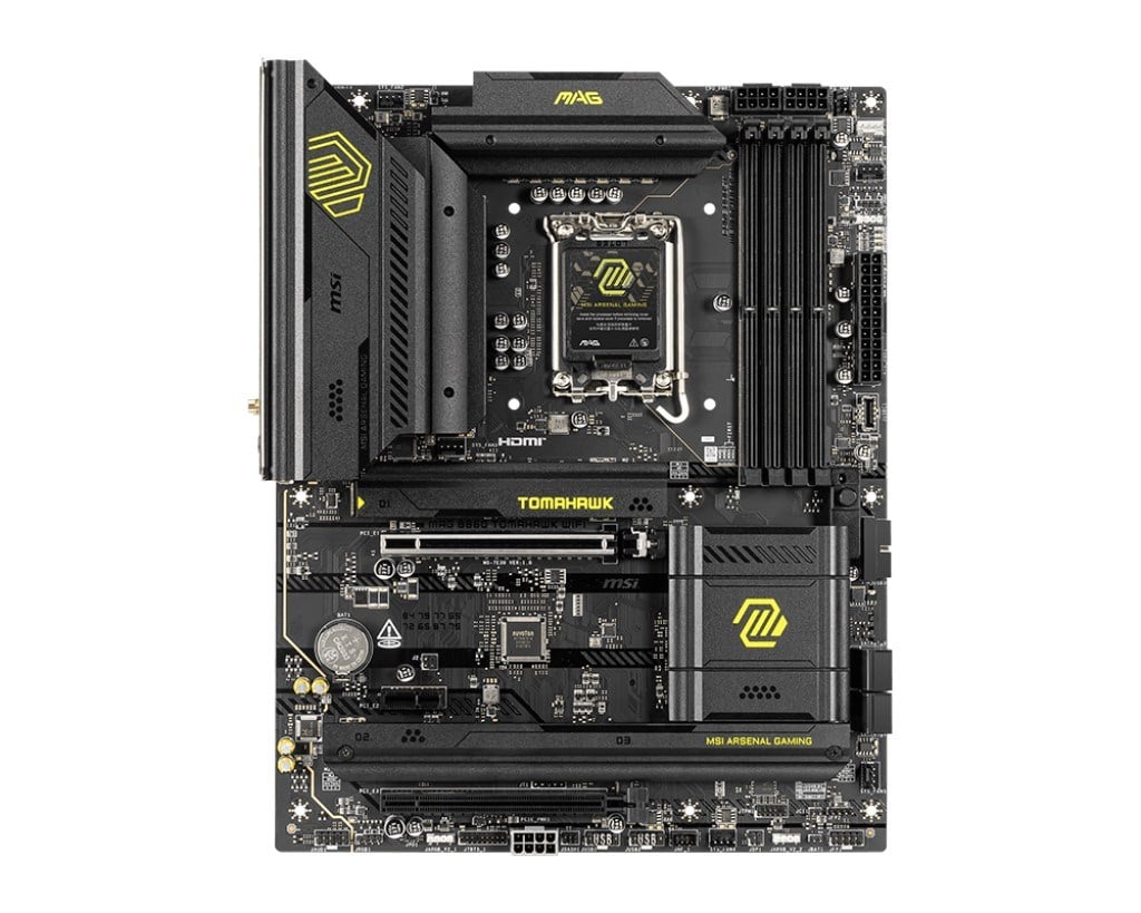 MSI MAG B860 TOMAHAWK WIFI7 DDR5 HDMI-DP TYPEC PCIE 5.0 1851p ATX