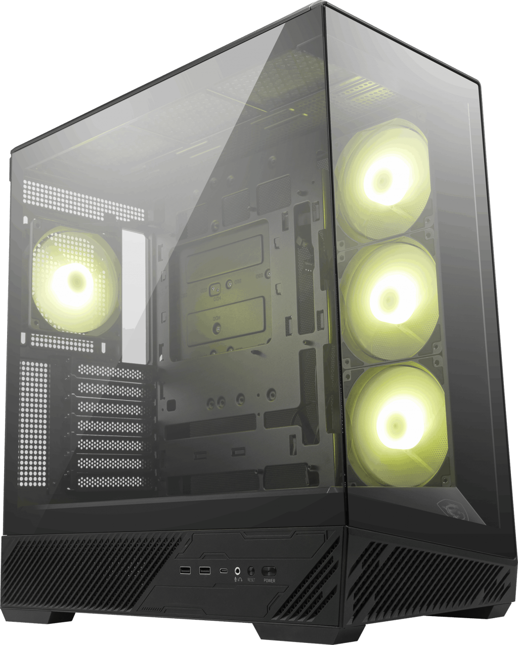 MSI MAG PANO 130R PZ PANORAMIK GAMING MID-TOWER PC KASASI SİYAH