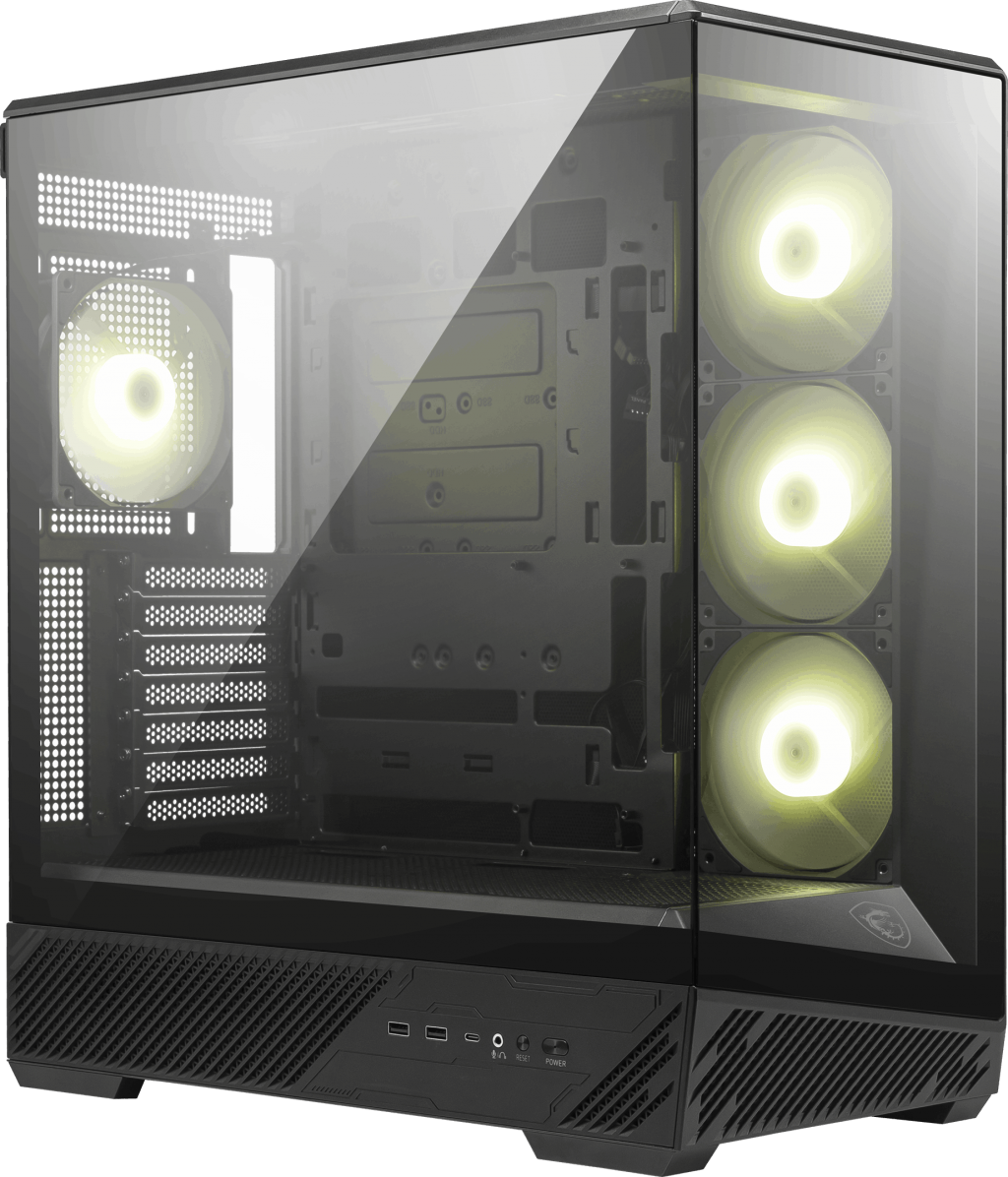 MSI MAG PANO 130R PZ PANORAMIK GAMING MID-TOWER PC KASASI SİYAH