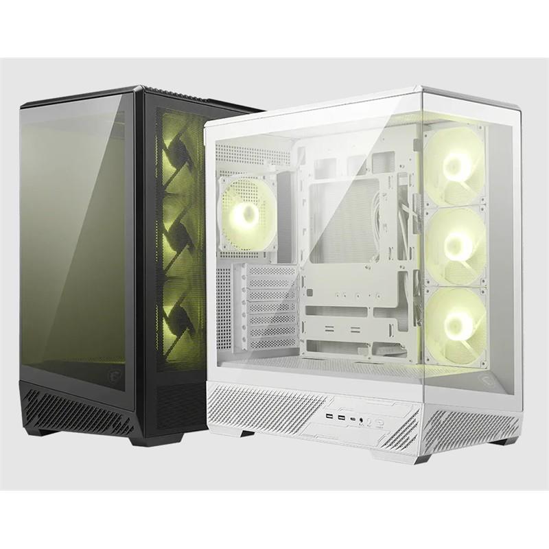 MSI MAG PANO 130R PZ TEMPERLİ CAM 3X120MM REVERSE ARGB 1X120MM ARGB FAN ATX PANORAMİK GAMİNG BİLGİSAYAR KASASI