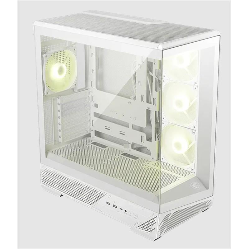 MSI MAG PANO 130R PZ TEMPERLİ CAM 3X120MM REVERSE ARGB 1X120MM ARGB FAN ATX PANORAMİK GAMİNG BİLGİSAYAR KASASI