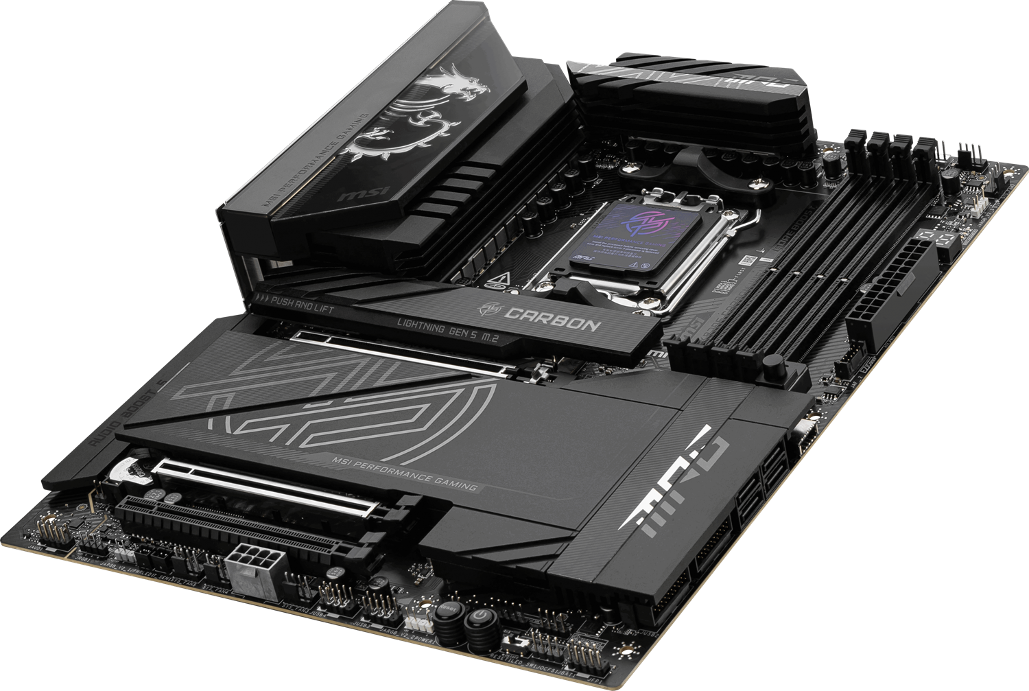 MSI MPG X870E CARBON WIFI7 DDR5 HDMI-DP TYPEC PCIE 5.0 AM5 ATX