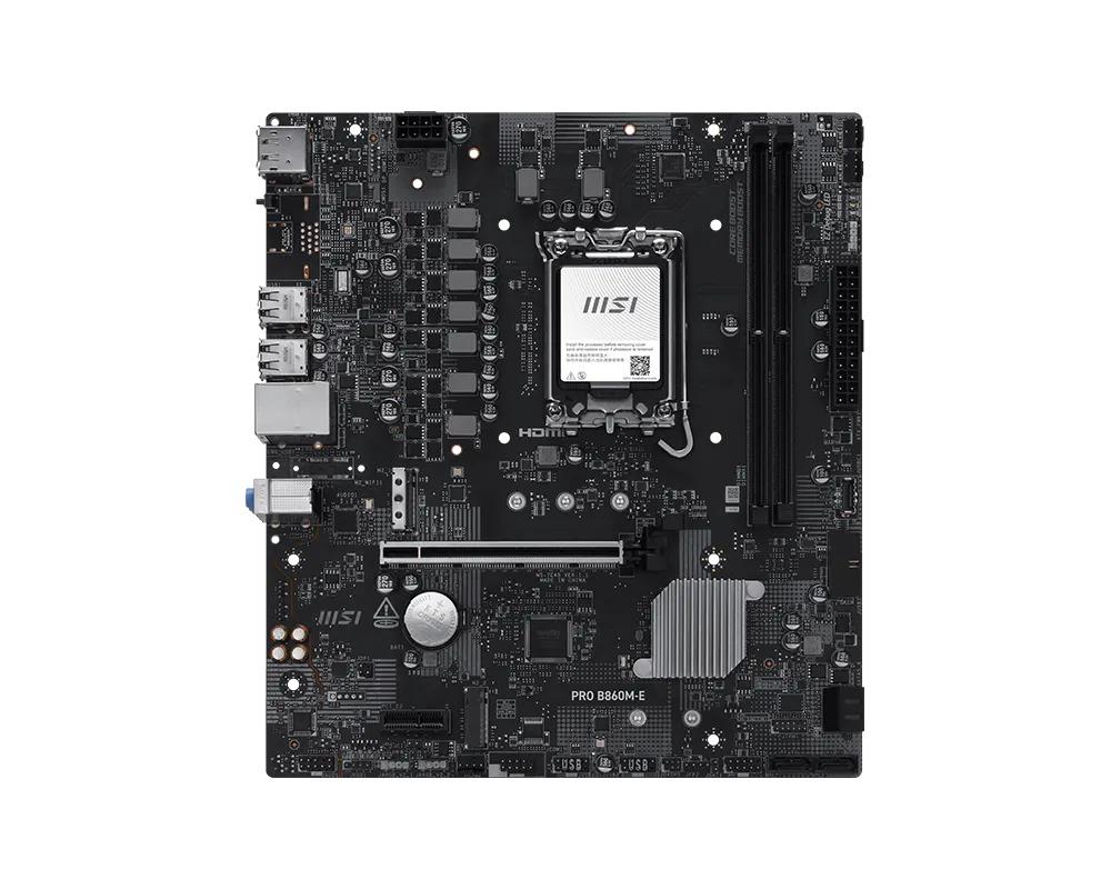 MSI PRO B860M-E DDR5 6400MHz(OC) 1851P mATX