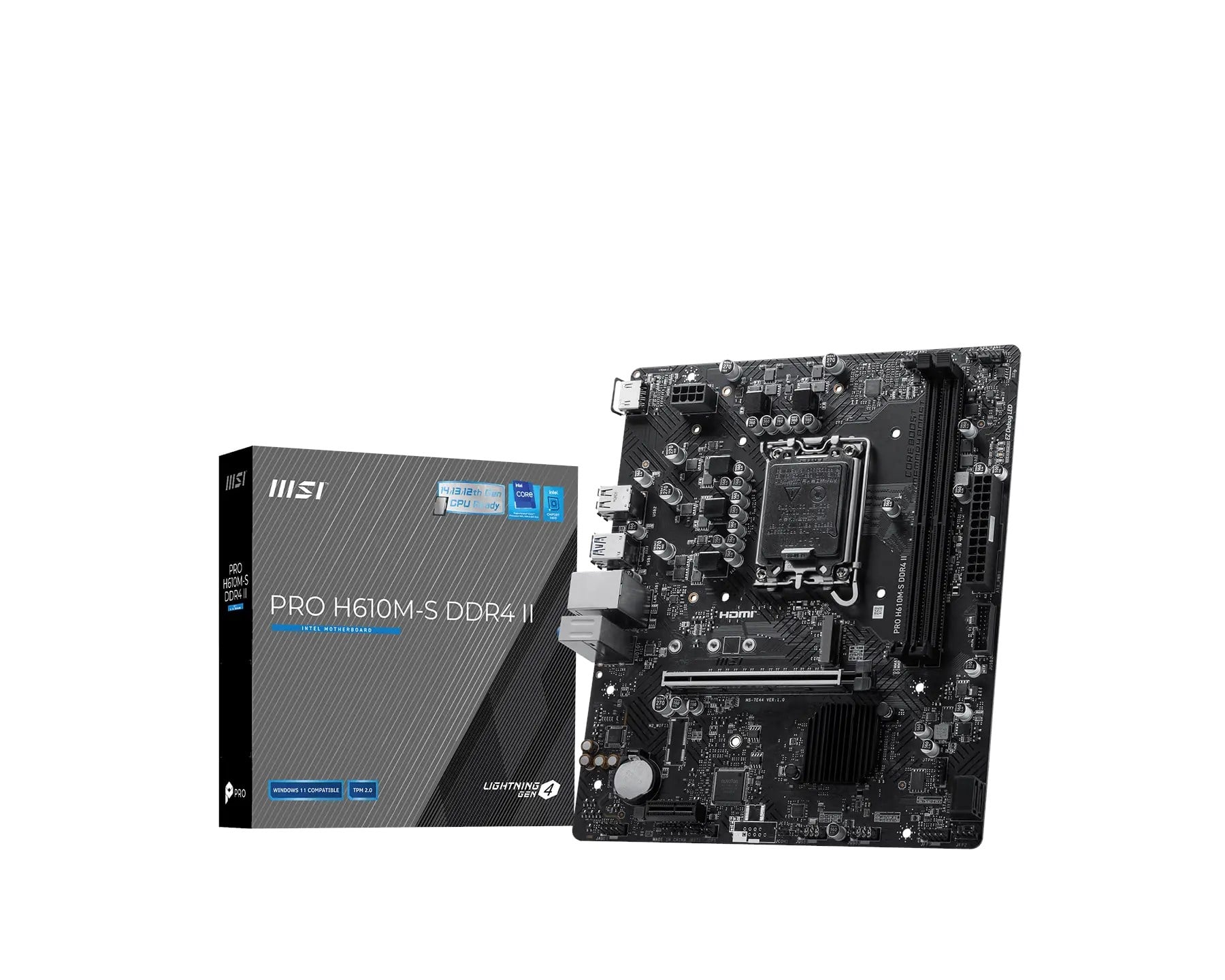 MSI PRO H610M-S DDR4 II 3200MHZ MATX 1700P
