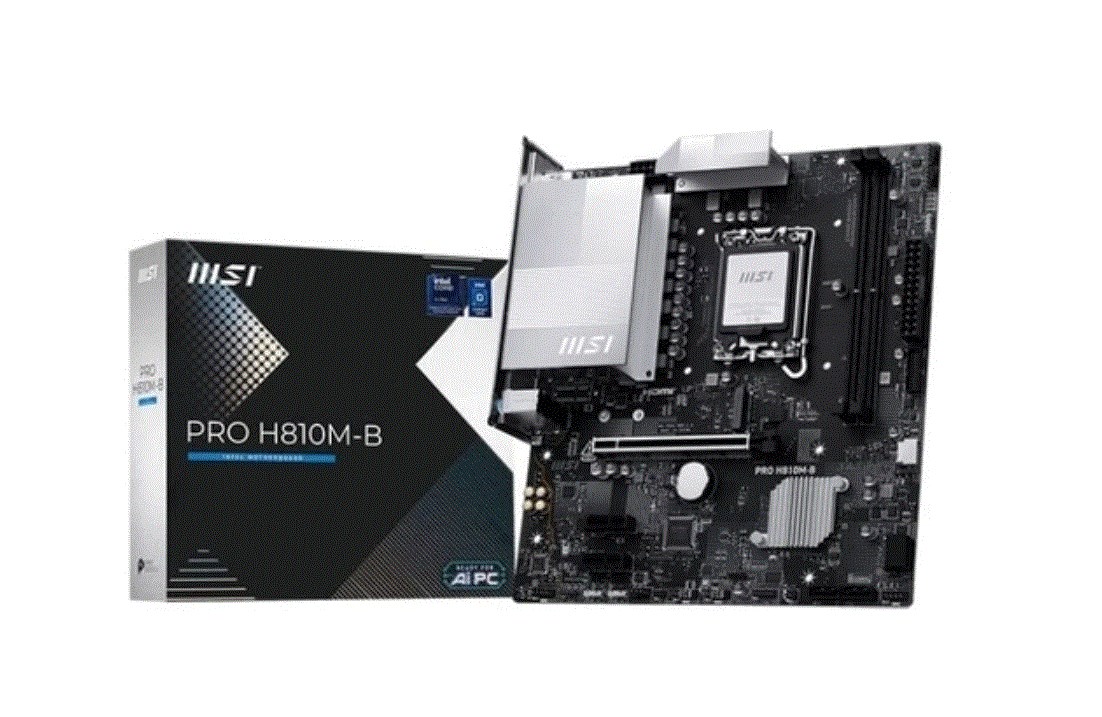 MSI PRO H810M-B H810 DDR5 (Vga Yok) GLan 2.5G mATX 1851p Anakart