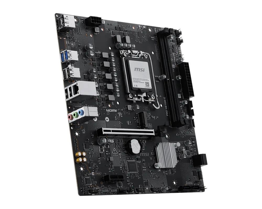 MSI PRO H810M-E DDR5 6400MHz (OC) M.2 mATX 1851P