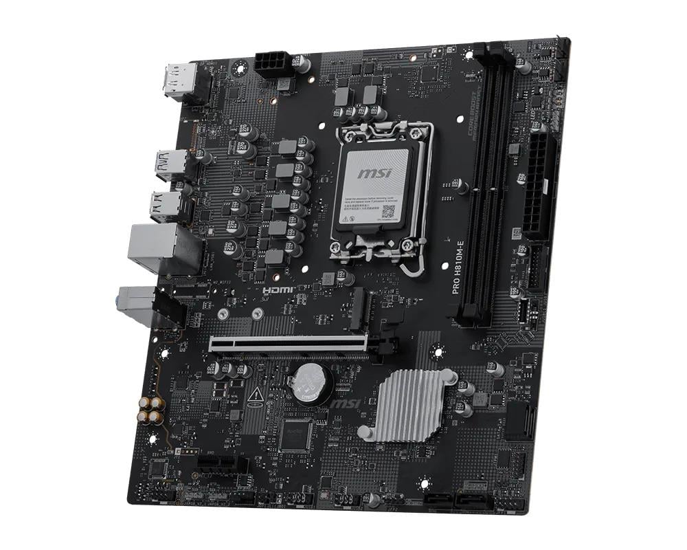 MSI PRO H810M-E DDR5 6400MHz (OC) M.2 mATX 1851P