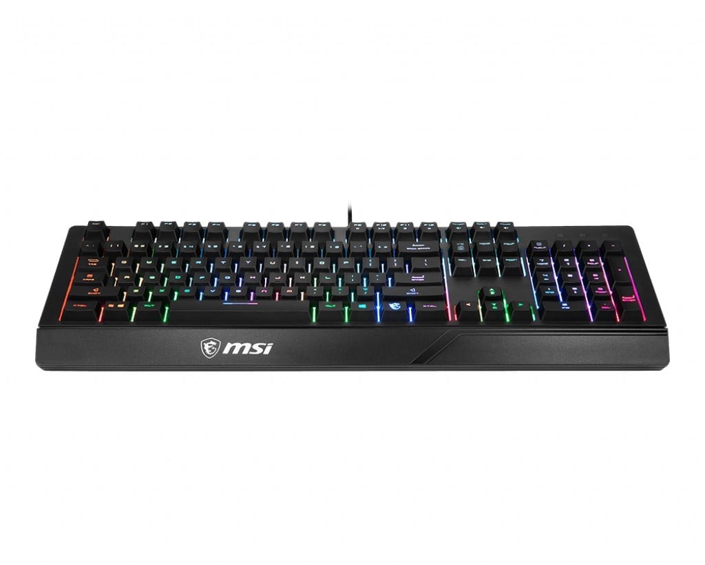 MSI Q TR Vigor GK20 RGB Ledli Sessiz Membran Siyah Oyuncu Klavyesi