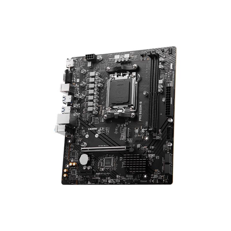 MSI PRO B650M-B DDR5 6800MHZ 1XVGA 1XHDMI 1XM.2 USB 3.2 MATX AM5 (AMD AM5 9000/8000/7000 SERİLERİ İLE UYUMLU)